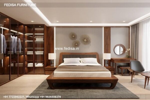 Wooden Bed Wooden Double Bed Frame With Storage Floral Bedroom Ideas No-3180