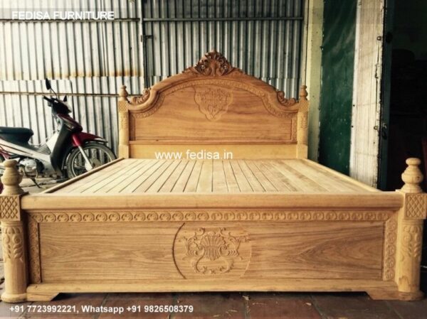 Wooden Bed Bedroom Wooden Interior Design Single Bed Design For Living Room No-3201