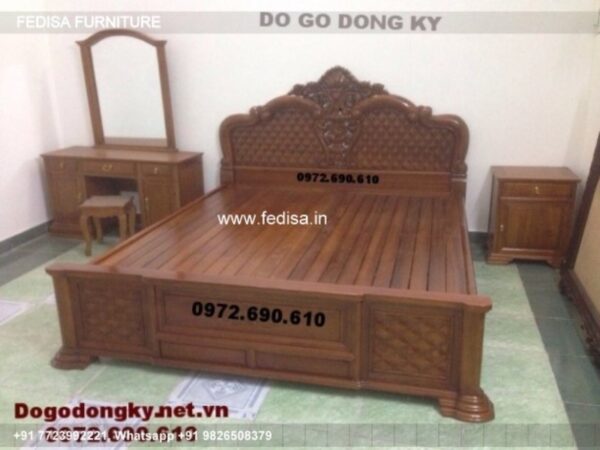 Wooden Bed Wooden Almirah Designs For Bedroom With Price Table Design For Room No-3205