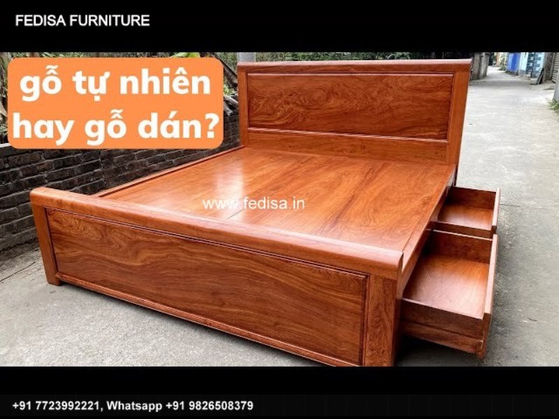 Wooden Bed Modern Wooden Bed Design 3d Wallpaper Design For Bedroom No-3220