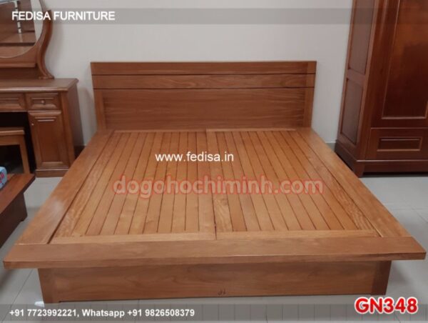 Wooden Bed Wooden Master Bedroom Interior Design Classic Bedroom Ideas No-3265
