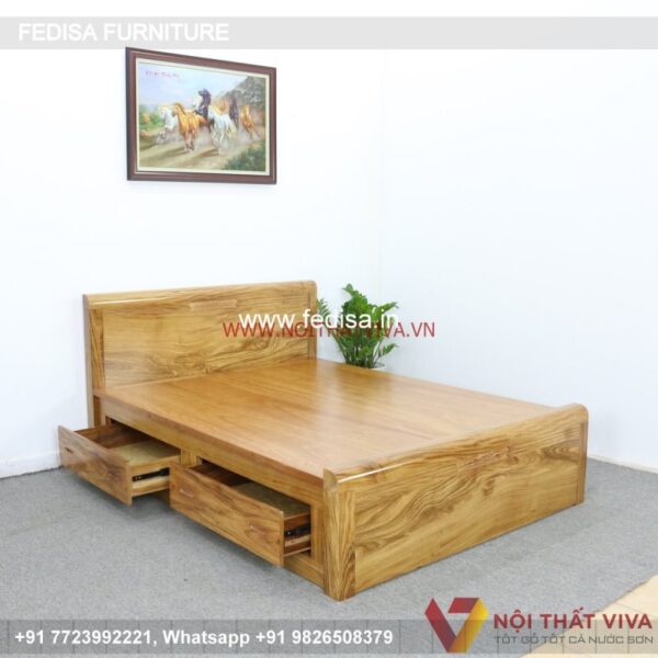 Wooden Bed Wooden Round Bed Design Master Bed Ideas No-3277