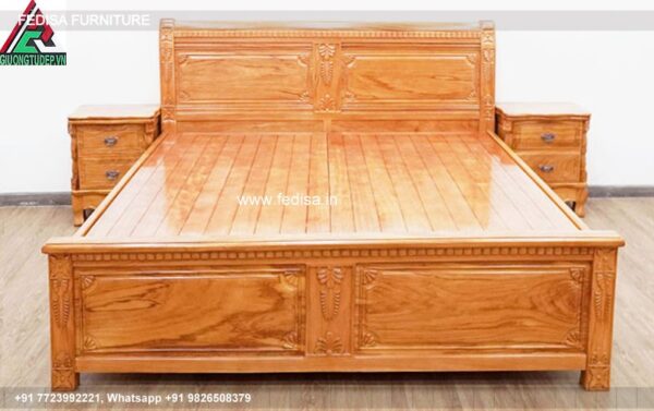 Wooden Bed Bed Back Wall Wooden Design Bedroom Bed Design Latest No-3282