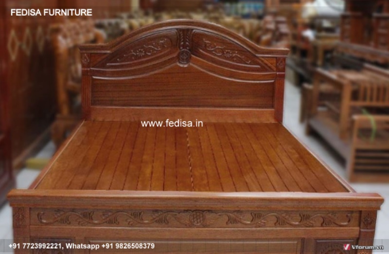 Wooden Bed Wooden Wardrobe With Dressing Table Double Bed Ideas No-3288