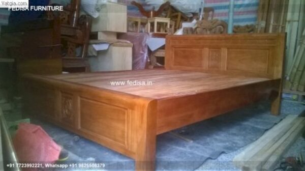 Wooden Bed Latest Wooden Bed Designs 2069 Bedroom Design For Small Room No-3326