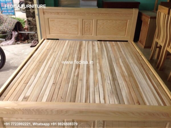 Wooden Bed Wooden Bedroom Interior Suite Room Design No-3336