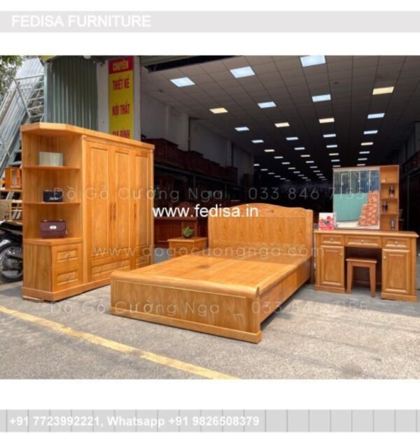 Wooden Bed White Wooden Bed Frame Canopy Bed Decor No-3431