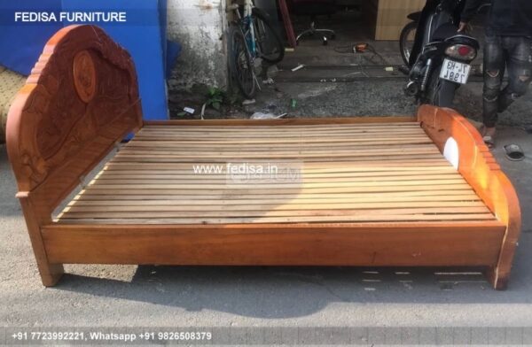 Wooden Bed Wooden Double Bunk Bed Ladies Room Design No-3445