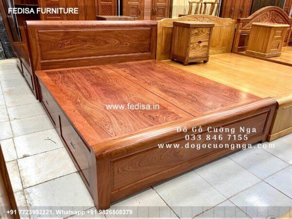 Wooden Bed Wooden Wardrobe Design Wall Mirror Decor For Living Room No-3455