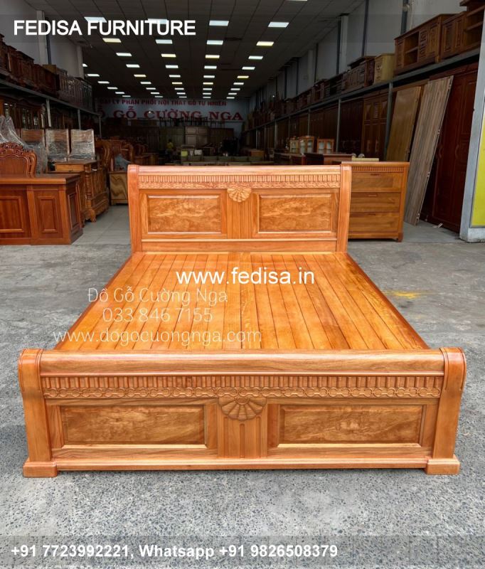 Wooden Bed Furniture Wooden Bed Design Guest Bedroom Design No-3477