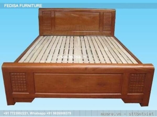 Wooden Bed Bedroom Design Wooden Interior Wall Drawing Ideas For Bedroom No-3532