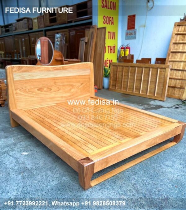Wooden Bed Wooden Bedroom Interior White And Gray Room Ideas No-3534