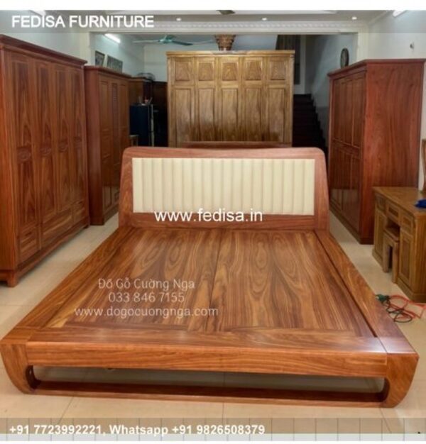 Wooden Bed Wooden Wardrobe Designs For Bedroom Furnishing A Studio Apartment No-3537