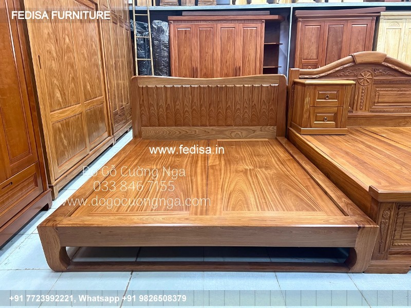 Wooden Bed Wooden Wall Design For Bedroom Room Corner Ideas No-3539