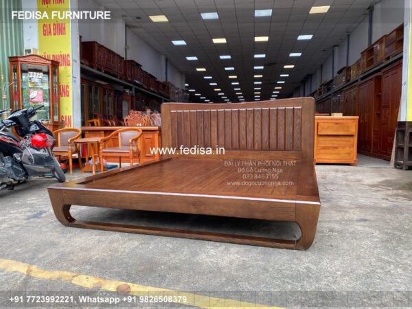 Wooden Bed Wooden Chest Of Drawers Vip Bed Design No-3582