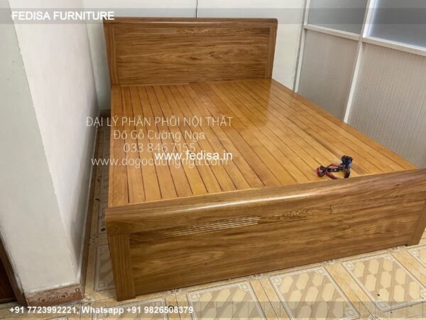 Wooden Bed Wooden King Size Bed New Double Bed Design 2021 No-3585
