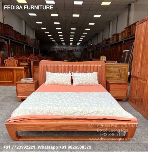 Wooden Bed Wooden Room Decor Bed Design New Model 2021 No-3619