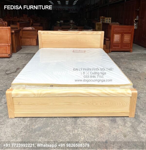 Wooden Bed Wooden Double Bed With Storage Floor Bed Ideas For Adults No-3637