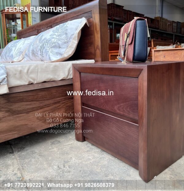 Wooden Bed Wooden Double Bed Price Bedroom Furniture Design For Small Spaces No-3767
