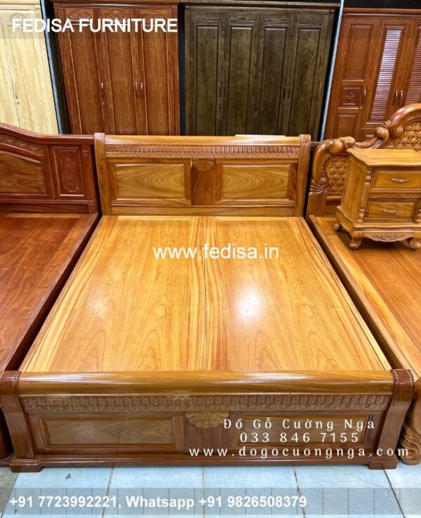 Wooden Bed Wooden Headboard Designs Dressing Table Ideas For Small Space No-3806