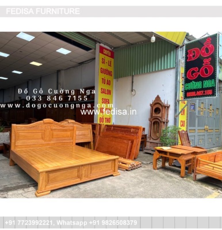 Wooden Bed Furniture Wooden Bed Design Gray And White Bedroom Decor No-3807