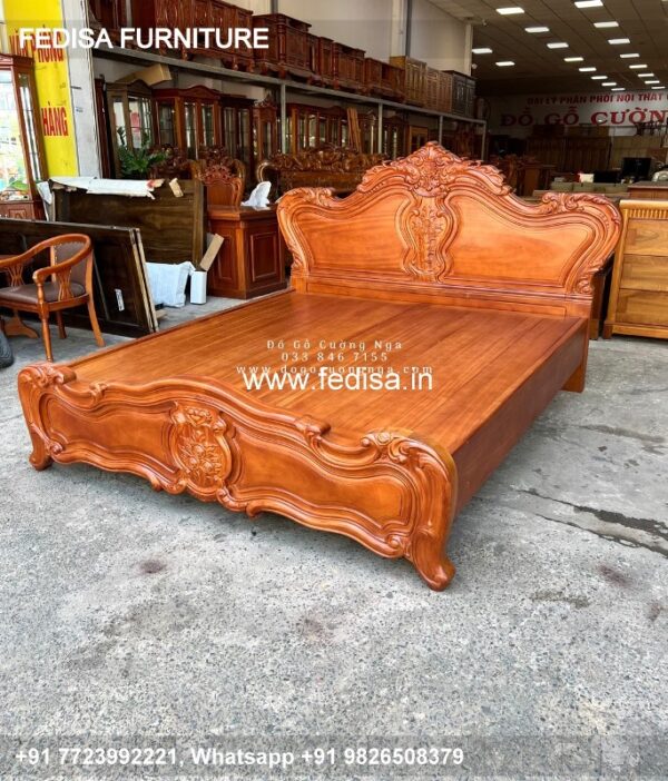 Wooden Bed Wooden Bed Headboard Design Guest Room Design Furniture No-3808
