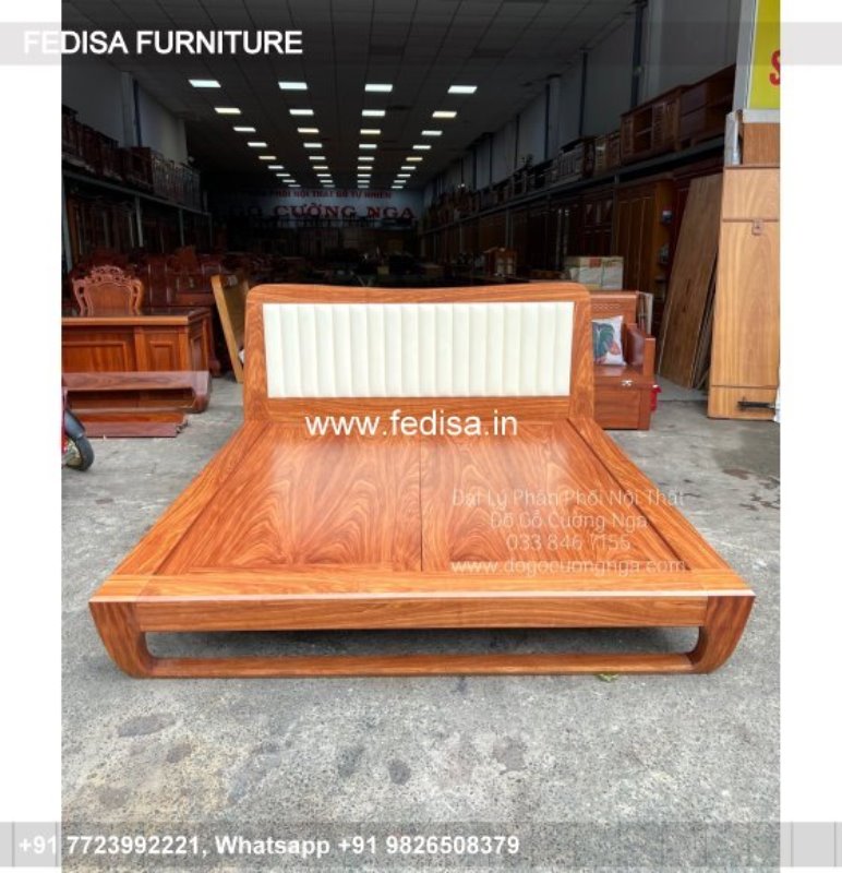 Wooden Bed Unique Wooden Bed Design Mirror Design For Dressing No-3818