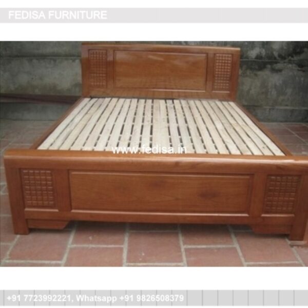 Wooden Bed Wooden Double Beds For Sale Pull Out Couch No-3842