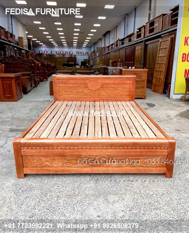 Wooden Bed Furniture Wooden Bed Design Queen Platform Bed Frame No-3873