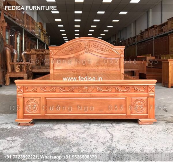 Wooden Bed Wooden Bed Frame King Platform Bed No-3889