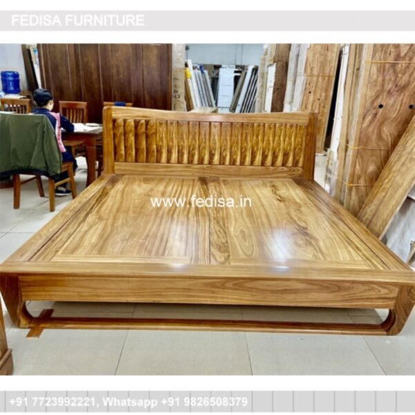 Wooden Bed Latest Wooden Bed Designs 2079 Low Bed Frame No-3909