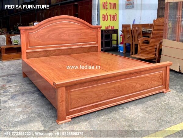 Wooden Bed Wooden King Size Bed Bed Frames Near Me No-3915