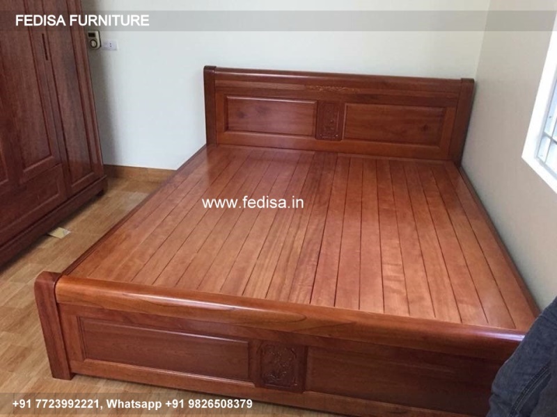 Wooden Bed Dressing Table New Design Wooden Bed Frame With Drawers No-3945
