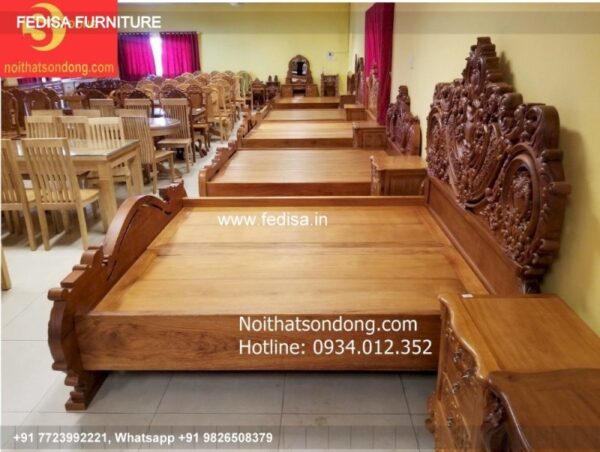 Wooden Bed White Wooden Bed Single Beds For Sale No-3957