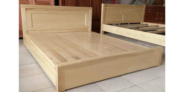 Wooden Bed Wooden Double Bed Price White Bunk Beds No-3965