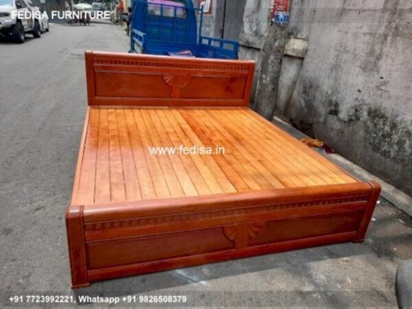 Wooden Bed Wooden Double Bed With Storage Loft Bed With Slide No-3967