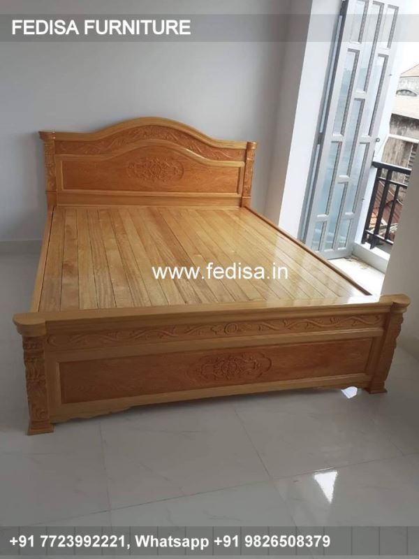 Wooden Bed Dressing Table New Design Wooden Bamboo Bed No-4011
