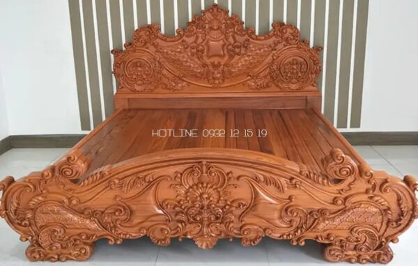Wooden Bed Wooden Room Decor Designer Bed No-4015