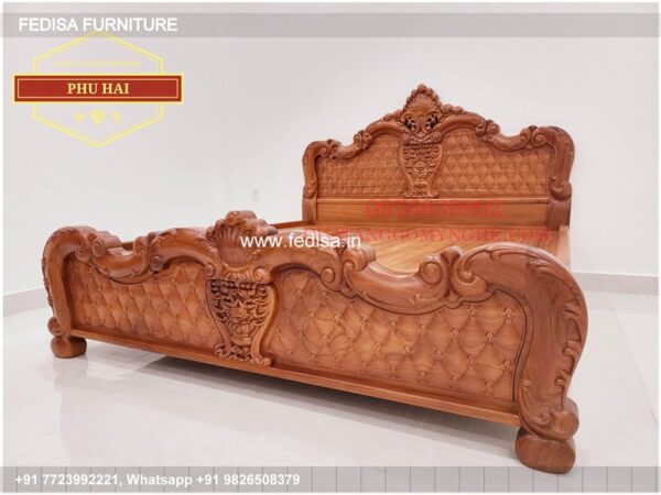 Wooden Bed Wooden Double Bed With Mattress Pull Down Bed No-4036
