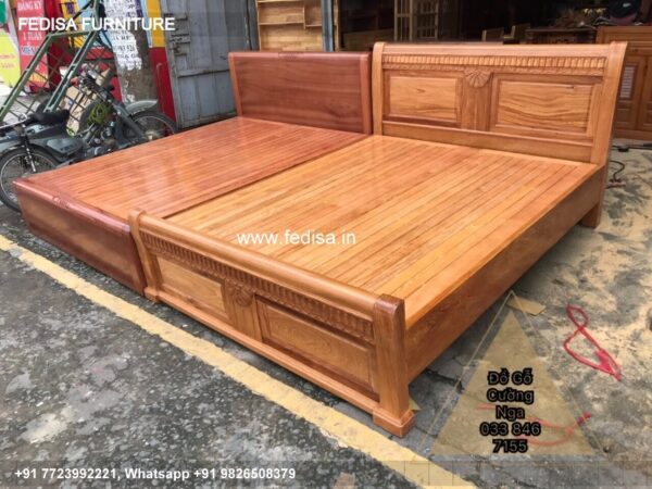 Wooden Bed Wooden Wardrobe Designs For Bedroom Steel Bed Price No-4065