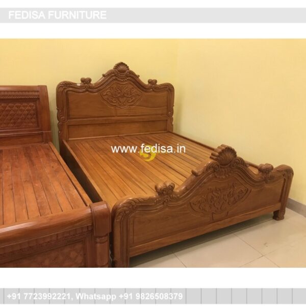 Wooden Bed Wooden Master Bedroom Interior Design Single Divan Bed With Storage No-4123