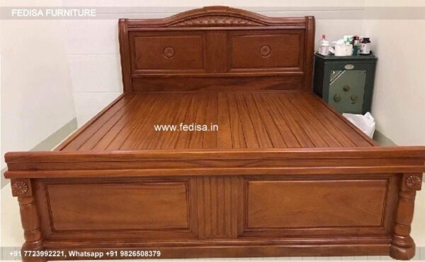 Wooden Bed Wooden Chest Of Drawers Designs Triple Bed No-4139