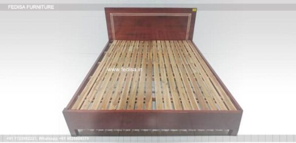 Wooden Bed Wooden Cupboard Design For Bedroom Adjustable Bed Frame Queen No-4142