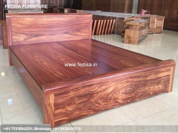 Wooden Bed Wooden Double Bed Double Bed Online No-4159