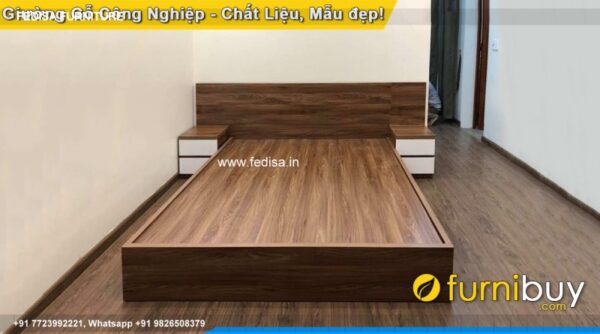 Wooden Bed Wooden Double Bed Frame White Double Bed Frame No-4160