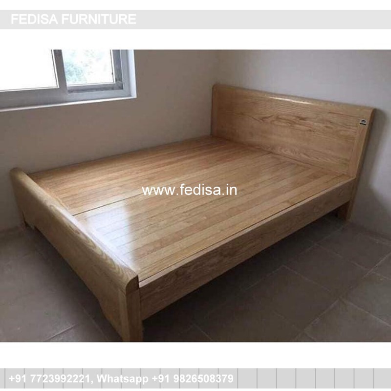 Wooden Bed Wooden Single Bed Double Queen No-4244