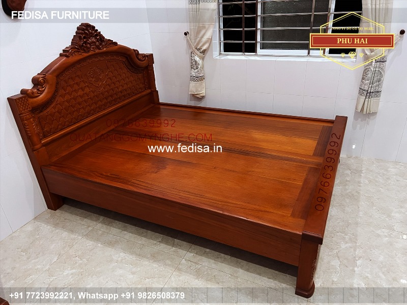 Wooden Bed Bed Back Wall Wooden Design Double Divan Bed With Storage No-4272