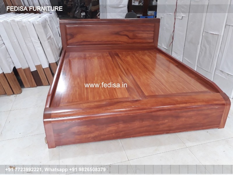 Wooden Bed Wooden Almirah For Bedroom Double Bed Sofa Bed No-4281