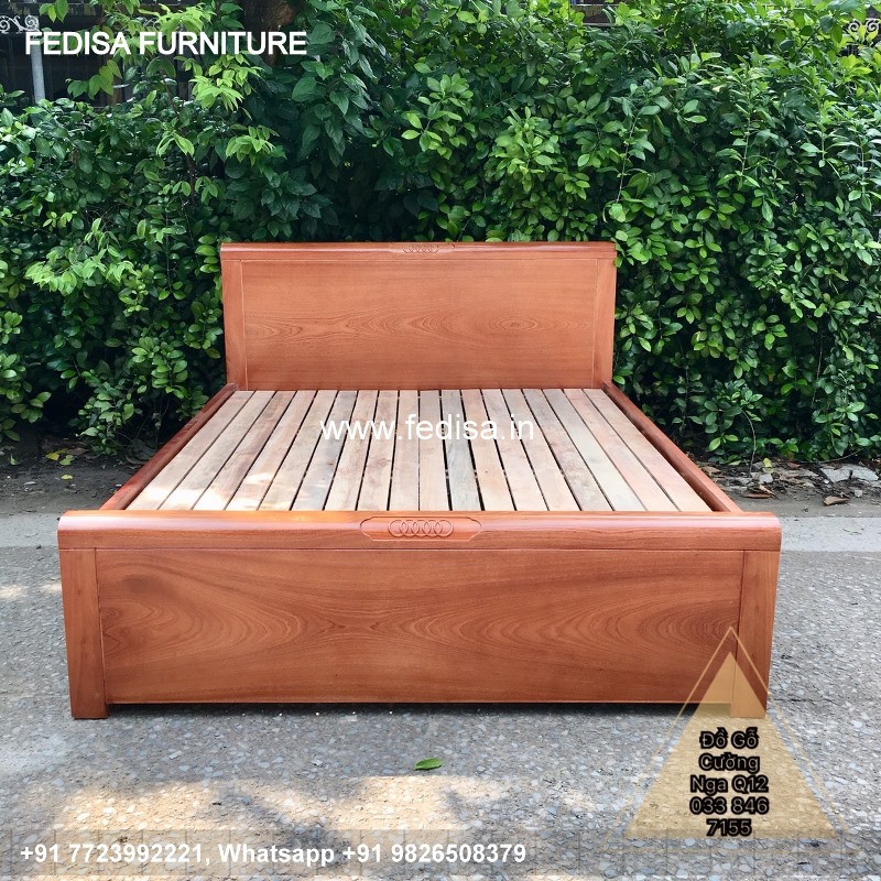 Wooden Bed Wooden Double Bed Frame Double Bedroom Set No-4292