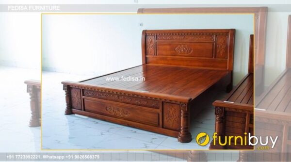 Wooden Bed Wooden Bed Headboard Design Single Bed Double Bed No-4336